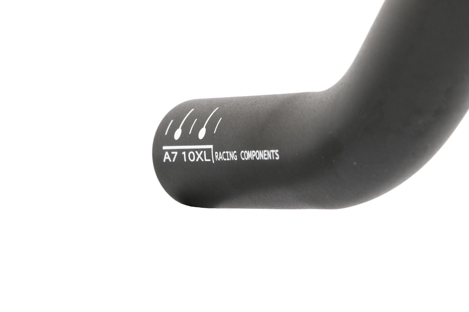 AI RACING LIGHTWEIGHT ALLOY DROP HANDLEBARS ROAD BIKE BLACK 31.8mm 460mm WIDE (440mm CENTRES)