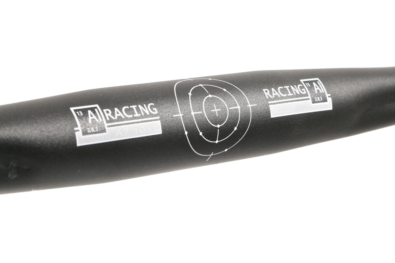 AI RACING LIGHTWEIGHT ALLOY DROP HANDLEBARS ROAD BIKE BLACK 31.8mm 460mm WIDE (440mm CENTRES)