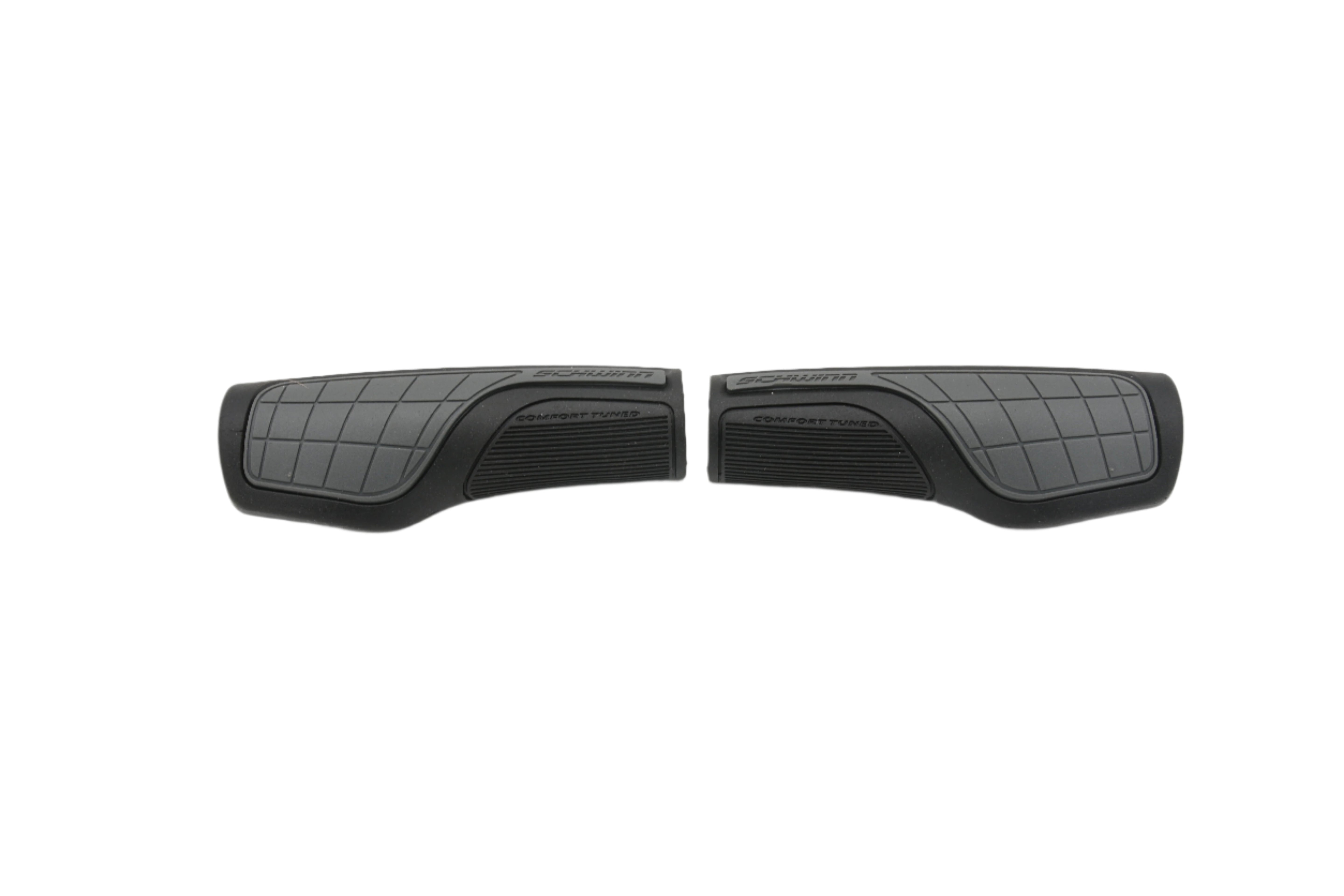 Pair Schwinn Cruiser Comfort Bike Handlebar Grips Ergo Dual Density Black & grey