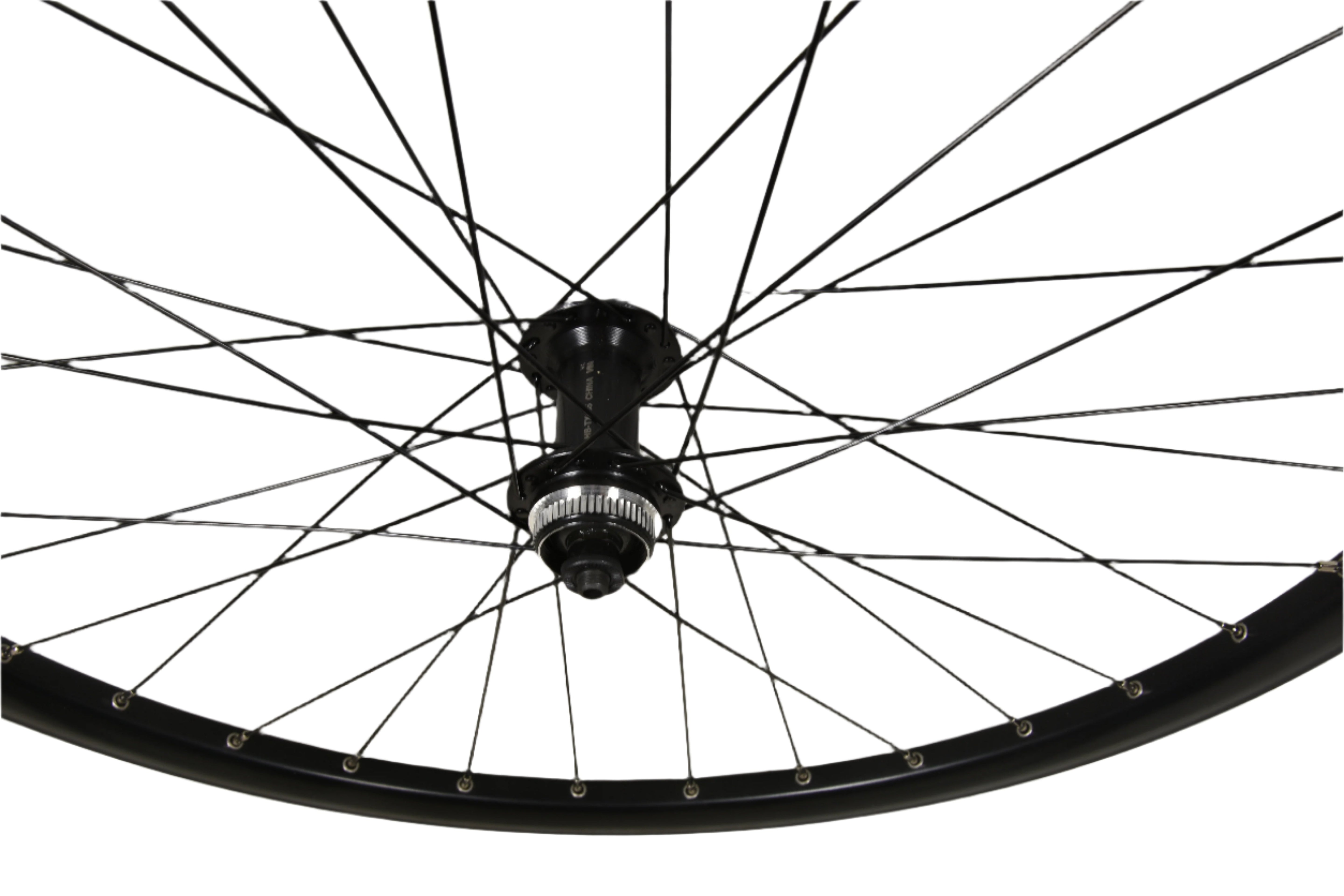 27.5 650B CENTRE LOCK DISC FRONT WHEEL SHIMANO HB-TX505 BLACK RIM